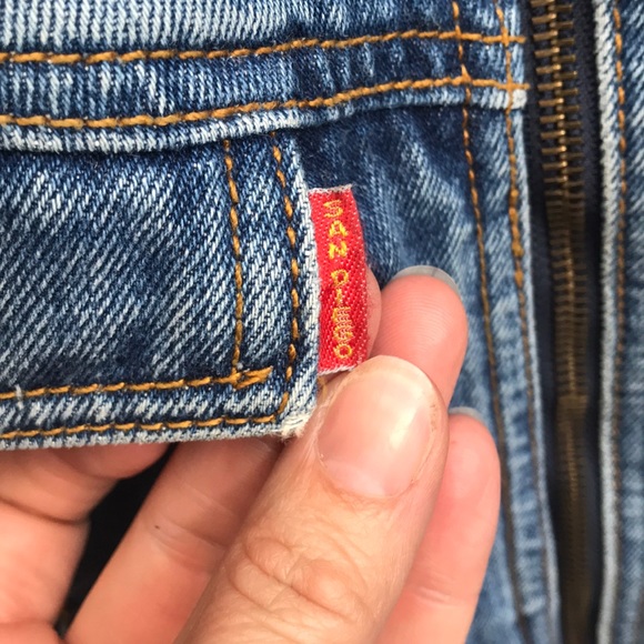 San Diego Vintage 80’s Jean Jacket - Picture 2 of 7